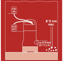 Schmutzwasser Tauchpumpe Einhell GC-DP 6315N-thumb-11