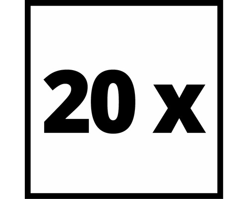 Symbol: 20-fache Ausführung