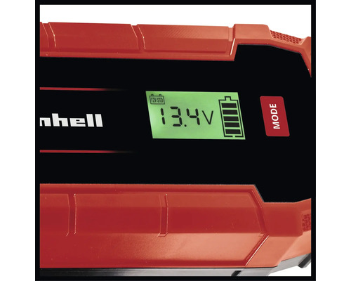 Einhell Ladegerät mit Displayanzeige