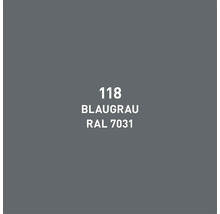 Farbmuster Blaugrau RAL 7031