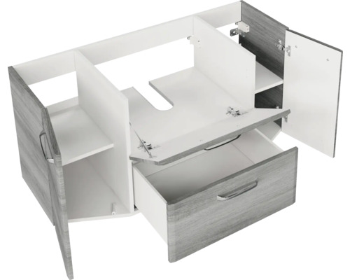 Waschbeckenunterschrank mit Schublade und Türen