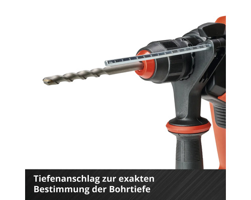 Bohrmaschine mit Tiefenanschlag für präzise Bohrtiefe