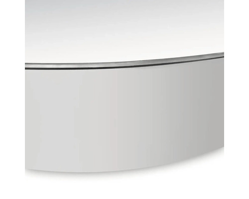 Detailansicht eines runden Spiegels