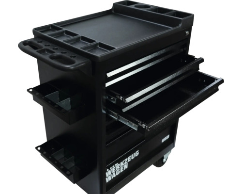 Werkzeugwagen mit Schubladen und Ablageflächen