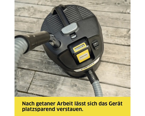 Kärcher Akku-Sauger mit digitaler Anzeige