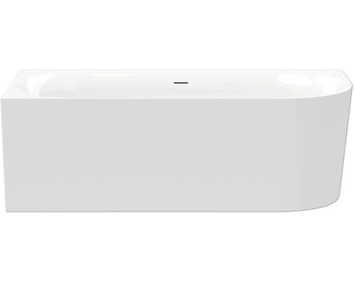 Rechteckige Badewanne mit Ablauf