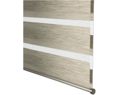 Fenster-Rollo mit horizontalen Streifen zur Lichtregulierung