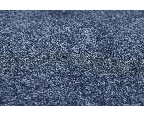 Nahaufnahme eines blauen Teppichs