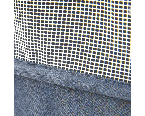 Detailaufnahme eines Wäschekorbs mit Muster