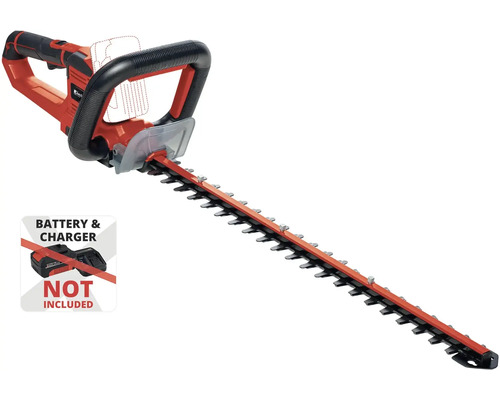 Akkubetriebene Heckenschere, Akku und Ladegerät nicht im Lieferumfang enthalten
