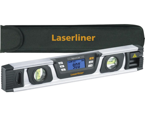 Laserliner Wasserwaage mit digitaler Anzeige und Transporttasche