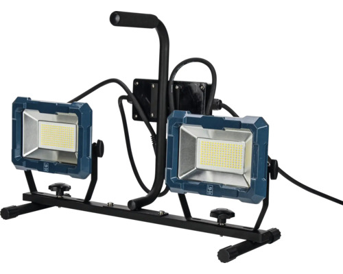 Doppelte LED-Baustrahler mit Tragegriff