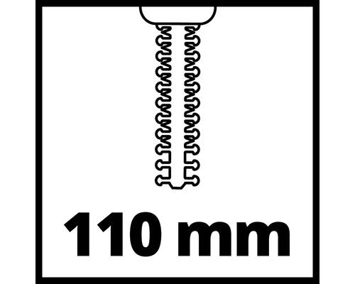 110 Millimeter Schnittlänge