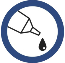 Symbol für tropffreies Dosieren