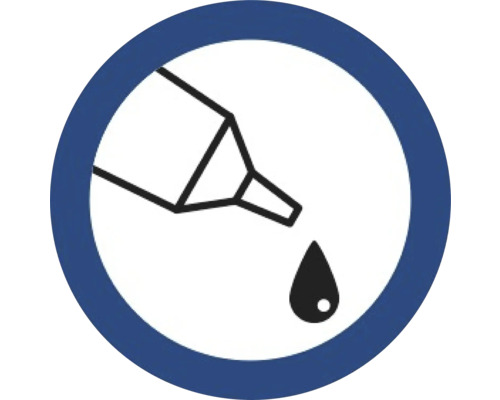 Symbol für tropffreies Dosieren