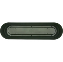 Ovaler Blumentopf aus Kunststoff