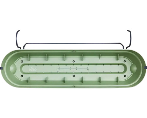 Elho Pflanzkasten mit Halterung für den Außenbereich, Draufsicht