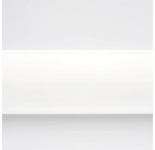 Duschtür in Nische Drehtür mit Festteil BREUER Elana 2.0 100 x 200 cm Profil rund weiß Klarglas Türanschlag links-thumb-2