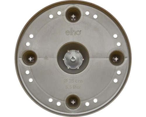 Elho Untersetzer mit 25 Zentimeter Durchmesser und 5,5 Liter Volumen