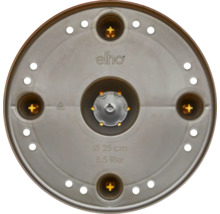 Elho Untersetzer mit 25 cm Durchmesser und 5,5 Liter Volumen