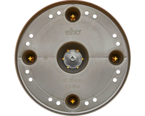 Elho Untersetzer mit 25 cm Durchmesser und 5,5 Liter Volumen