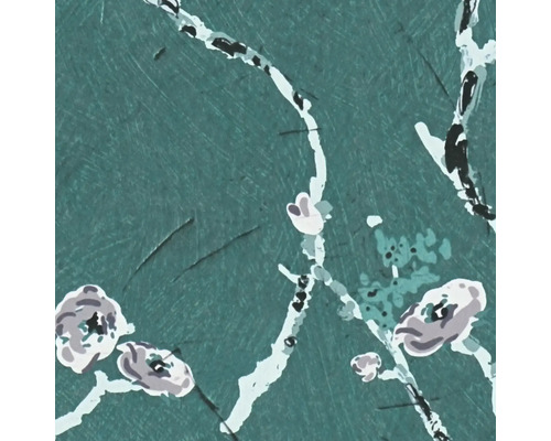 Nahaufnahme einer Tapete mit floralem Muster