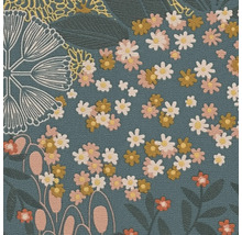 Vliestapete 38740-4 Nara Blumen türkisgelb-thumb-5