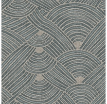 Vliestapete 38742-1 Nara Ethno Wellenmuster blau-thumb-7