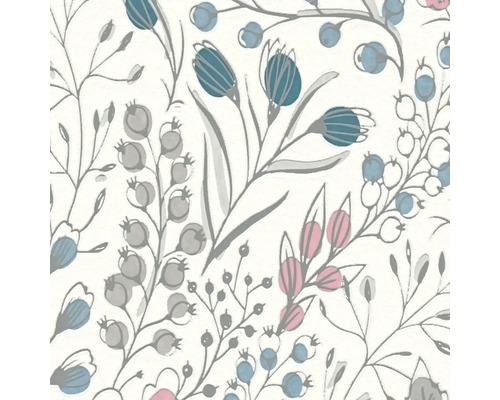 Blumenmuster Tapete mit floralem Design