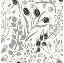 Vliestapete 38847-3 Attractive 2 Blumenranke weiß-schwarz-thumb-8