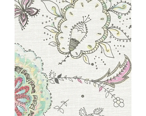 Tapete mit floralem Muster