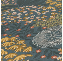 Vliestapete 38740-4 Nara Blumen türkisgelb-thumb-6