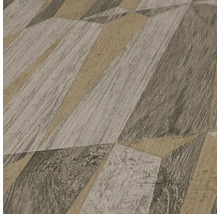 Vliestapete 38743-3 Nara Holzoptik braungrau-thumb-6