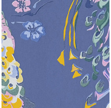 Vliestapete 38906-3 House of Turnowsky Pfau Blumen blau rosa-thumb-5