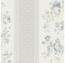 Vliestapete 39069-3 Maison Charme Streifen grau