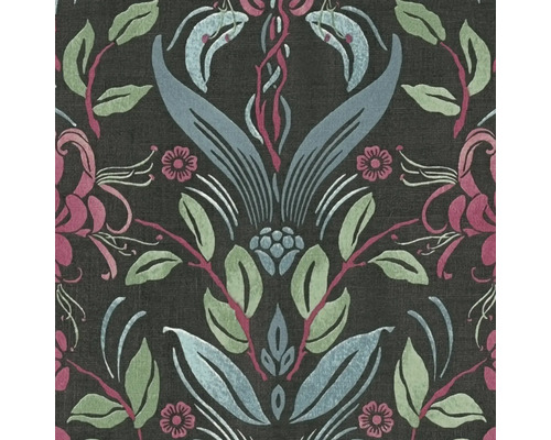 Tapete mit Blumenmuster und floralem Dekor