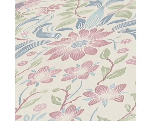 Blumentapete mit floralem Muster