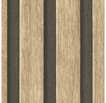 Tapete mit Holz- und Streifenmuster