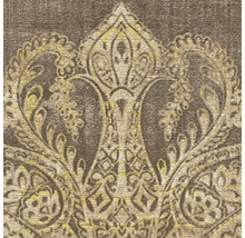 Detail einer strukturierten Tapete mit orientalischem Muster