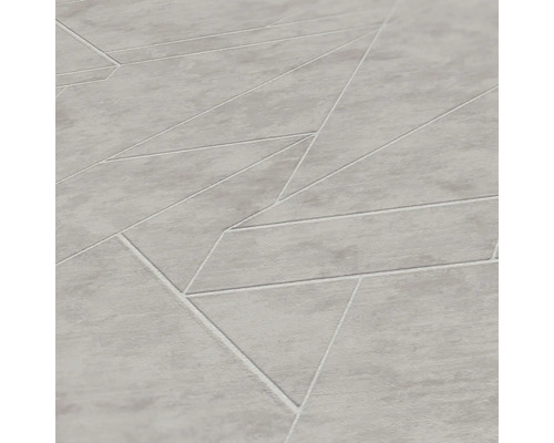 Nahaufnahme des Vinylbodens mit geometrischem Muster