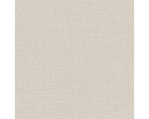 Nahaufnahme einer beigen Textiltapete mit feiner Struktur