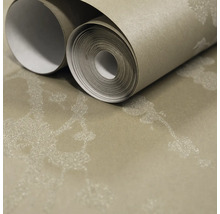 Vliestapete 87645-HOR Branches Glasperle gold