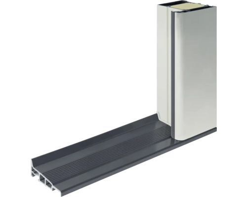 Türdichtungsprofil aus Aluminium und Kunststoff
