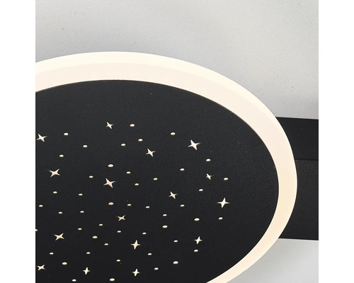 Runde Deckenleuchte mit Sternenmuster