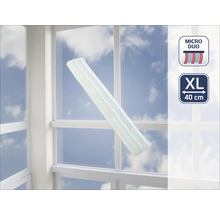 Fensterputzer mit Mikrofaserbezug und XL-Größe beim Fensterputzen