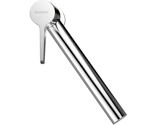 Schock Armatur in Chromoptik.