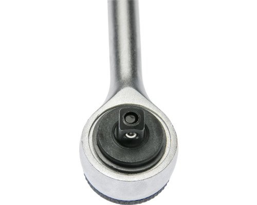 Detailansicht einer Knarre mit Vierkantantrieb