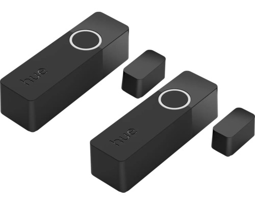 Zwei Philips Hue Dimmschalter mit zwei zugehörigen Batterien