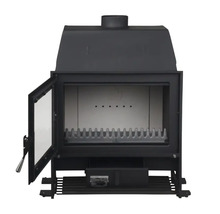 Wasserführender Kamineinsatz Bruno Malaga II Stahl schwarz 18 kW