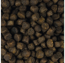 Nahaufnahme von Tierfutterpellets